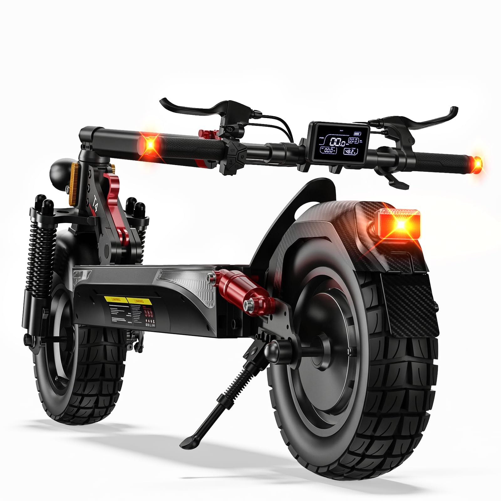 E Scooter mit Straßenzulassung,10 Zoll Elektroroller mit 12,5AH/15AH Batterie Max 70km Reichweite,Duales Bremssystem Und Doppelte Stoßdämpfung, E Roller für Erwachsene Pendeln und Geländefahrten