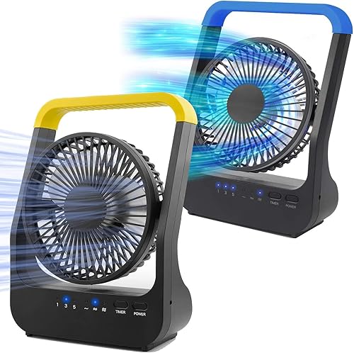 D-cell - Ventilador con pilas (2 unidades)