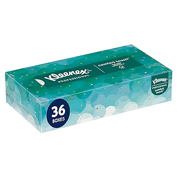 Kleenex®专业面部纸巾，2层白色，适用于商务使用