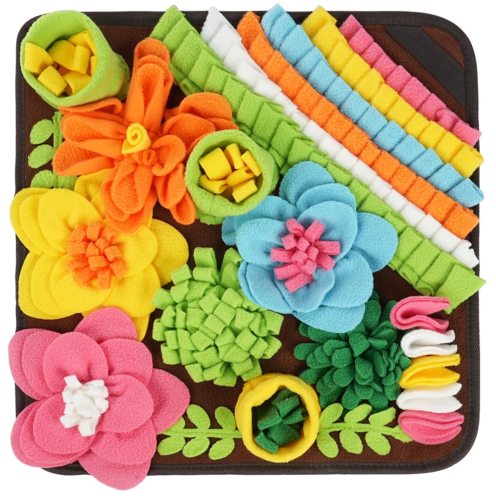 Tappeto Olfattivo Cane 39cm Snuffle Mat Lavabile Antiscivolo Giocattolo Addestramento Foraggiamento