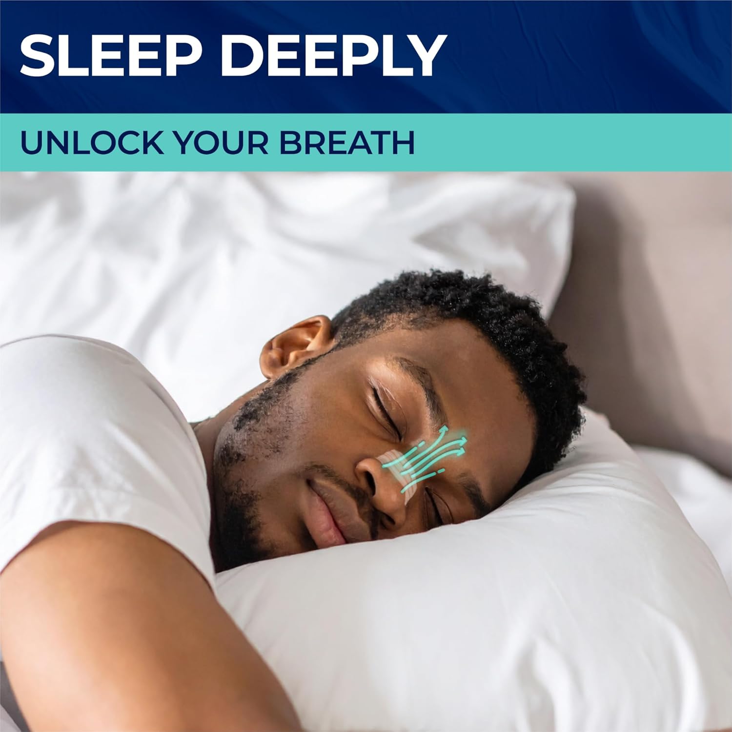 Peace&Quiet PQ Nasal Strips - 40 Nasal Strips for Sleeping, Transparent - Image 5