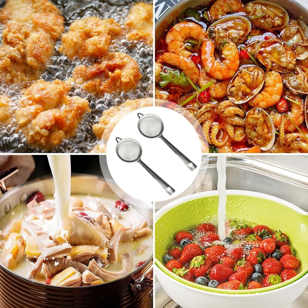 Multifunctional Stainless Steel Sieves Skimmers Oil Filter Kitchen Accessories