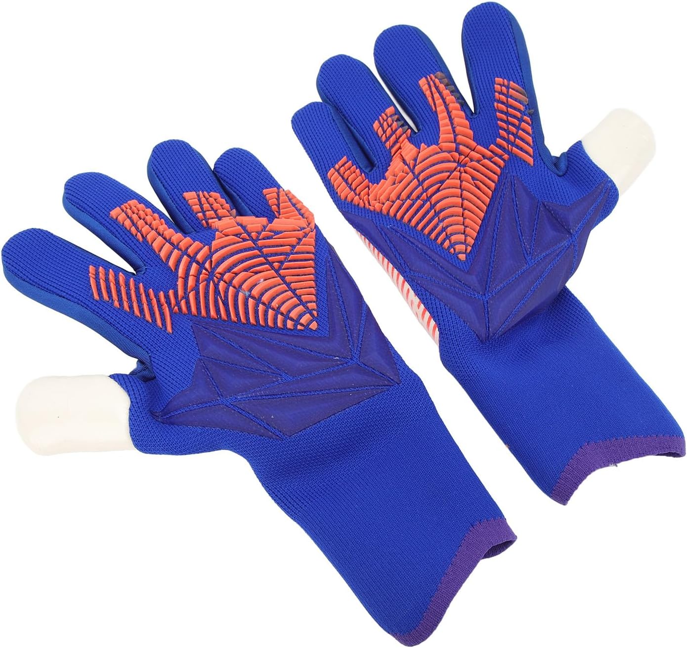 Keenso Renegade GK Apex Strapless Professional Soccer Goalie Gloves |5.5 | 4+5MM EXT Contact Grip | Sizes 6-12