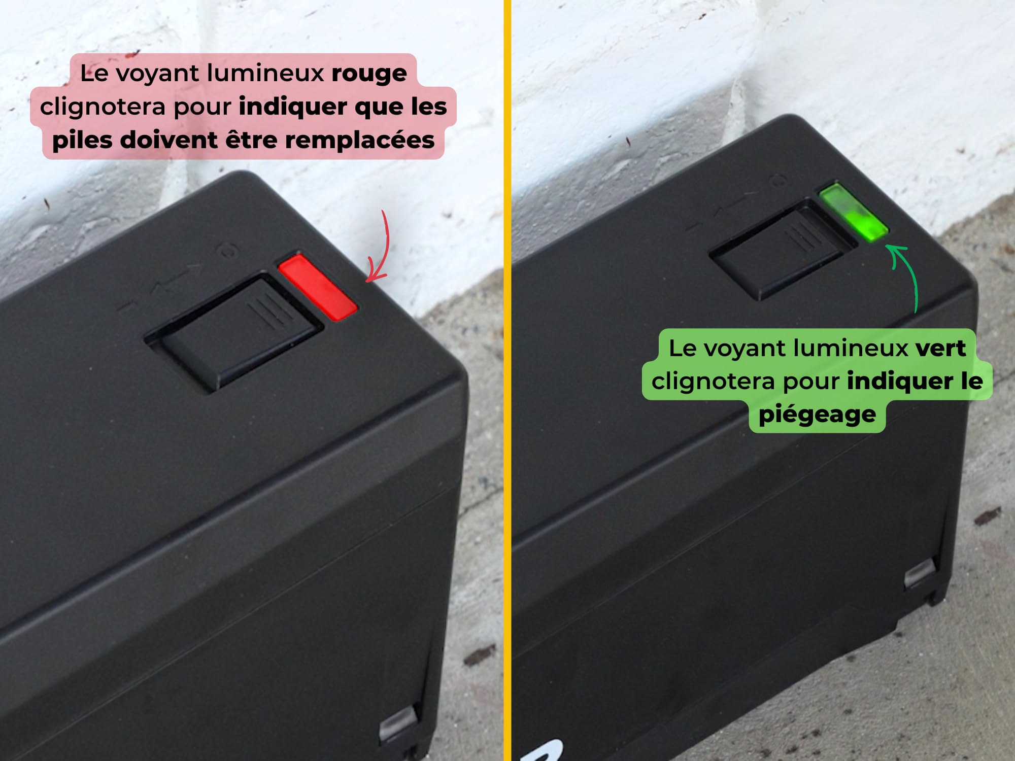 PROTECT EXPERT Trappola elettronica Ratto & Mouse - Veloce & Preciso | Eliminazione in pochi secondi - Fino a 35 roditori per batteria - Nessun contatto - RASOUTRAPN