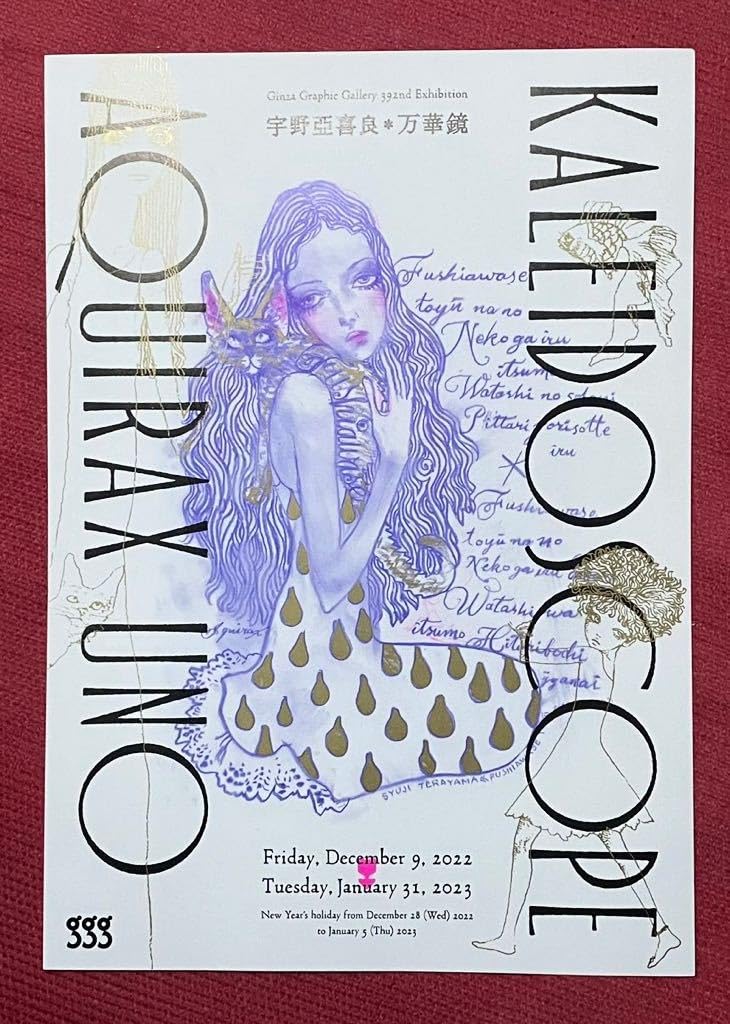 Amazon.co.jp: 宇野亜喜良 イラスト チラシ 大島依提亜 デザイン