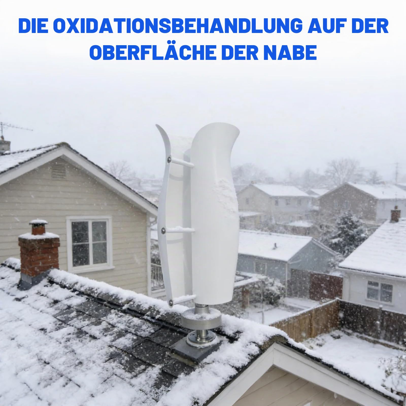 8000W Haushalt Windkraftanlage, 12V-220V Vertikal Magnetische Levitation kein Lärm Home Windkraftanlage mit Controller für Wohnmobile, Heimgebrauch, Garten Boote