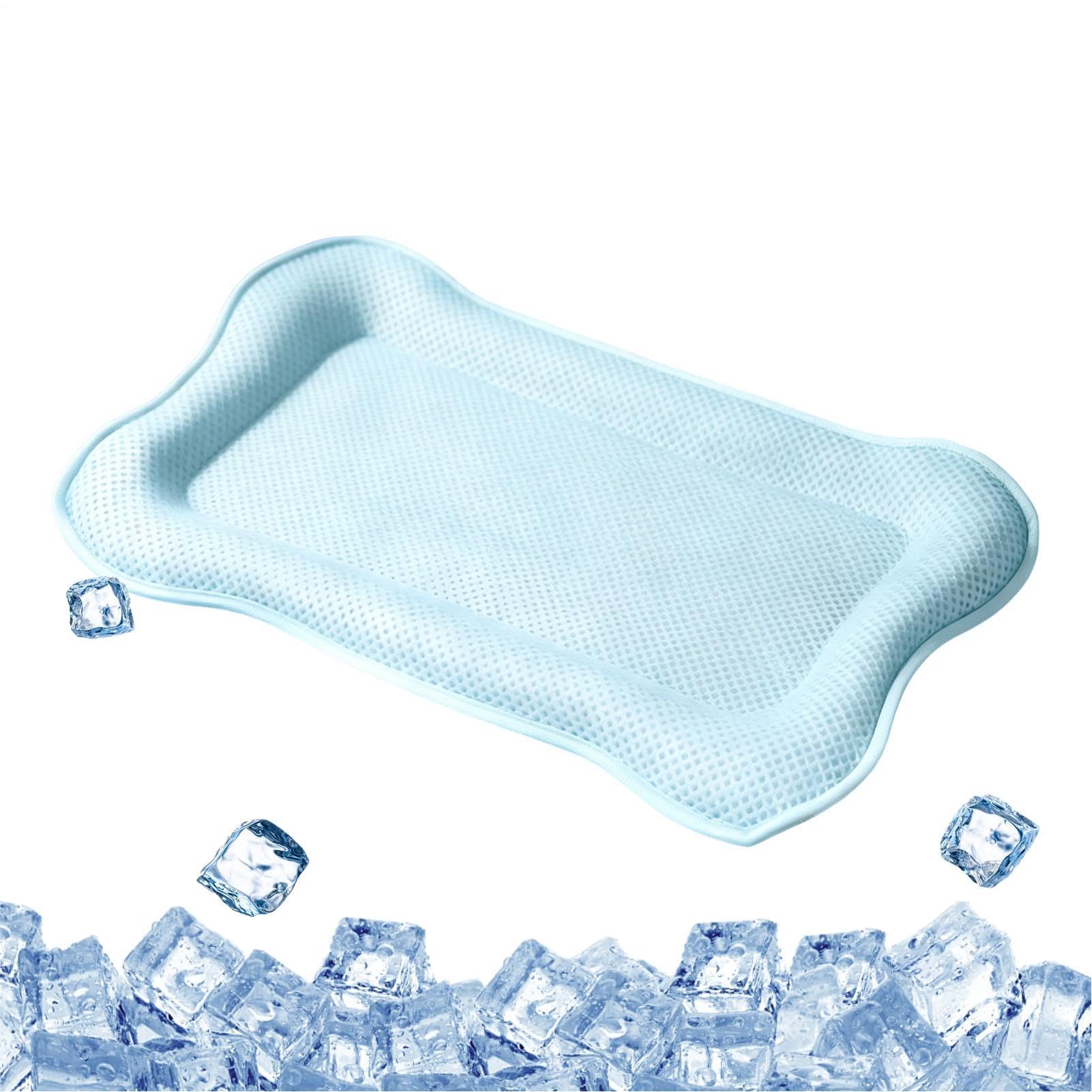 Tappetino Rinfrescante da Cani | Cuscinetto Portatile a Forma di Osso 42 x 58 cm | Cuccia Rinfrescante per Animali | Cuccioli e gattini caldo interno esterno balcone auto viaggio gabbia spiaggia
