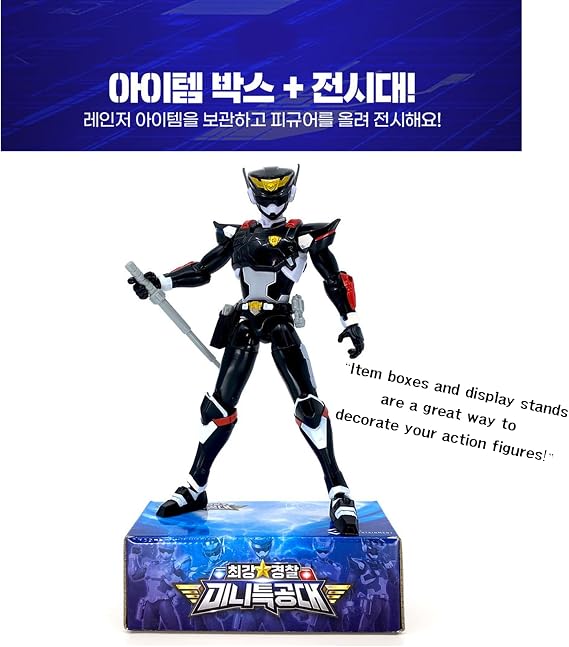 Korean Animation Strongest Police Season 6 Figure,Transforming Robot Figure -