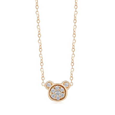 CHOW SANG SANG Delicate Gold 18K Rose Gold MINTY Collection 0.103 Carat (I-J Color, VS Clarity)… — $742.40 (20% off)