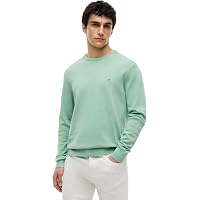 Tommy Hilfiger Uomo Pullover Essential Cotton con Scollo Rotondo