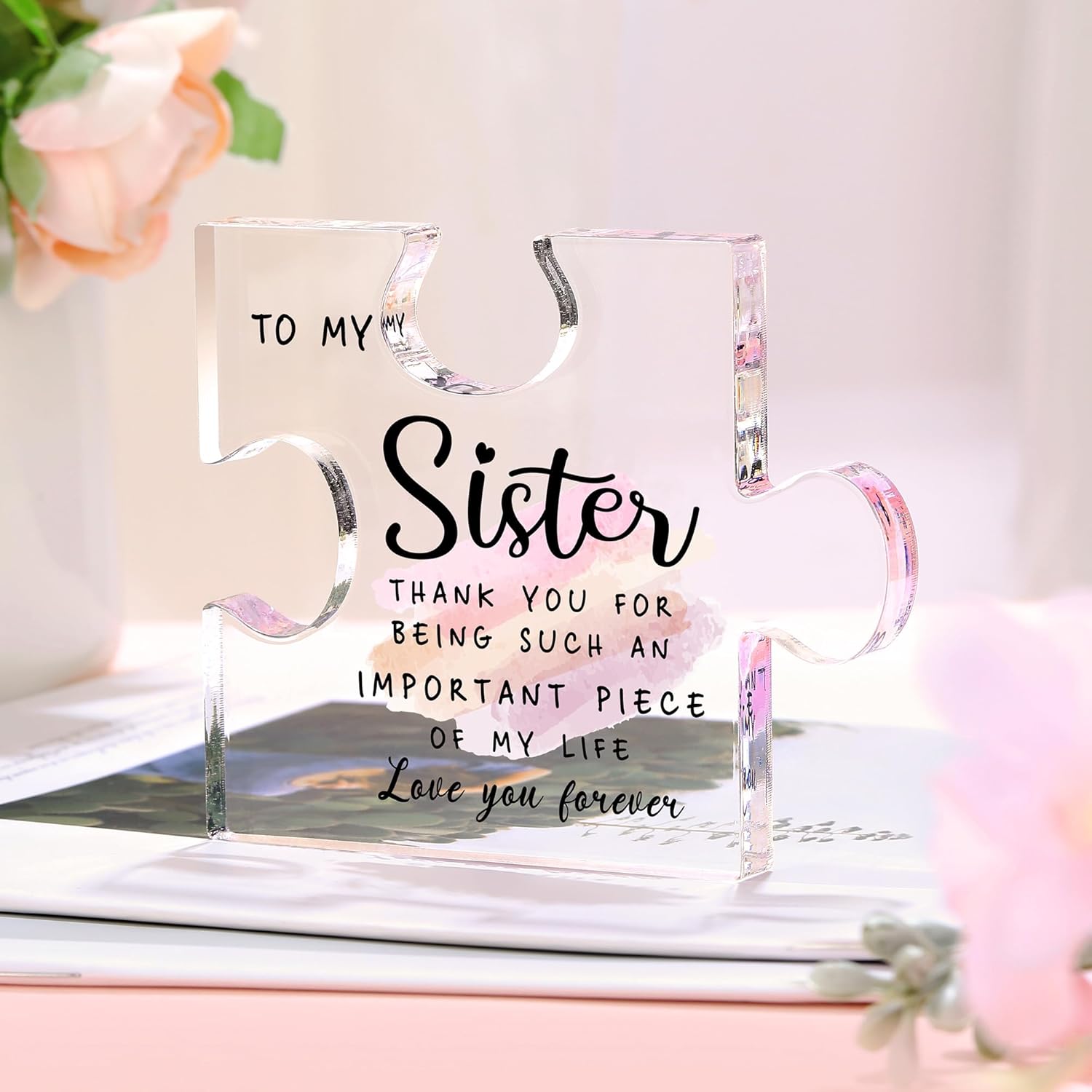 Sister Gifts from Sister Happy Birthday Gifts for Sisters adult Cool Present Ideas for Sisters Little Sis Big Sis Christmas Gift - Image 2