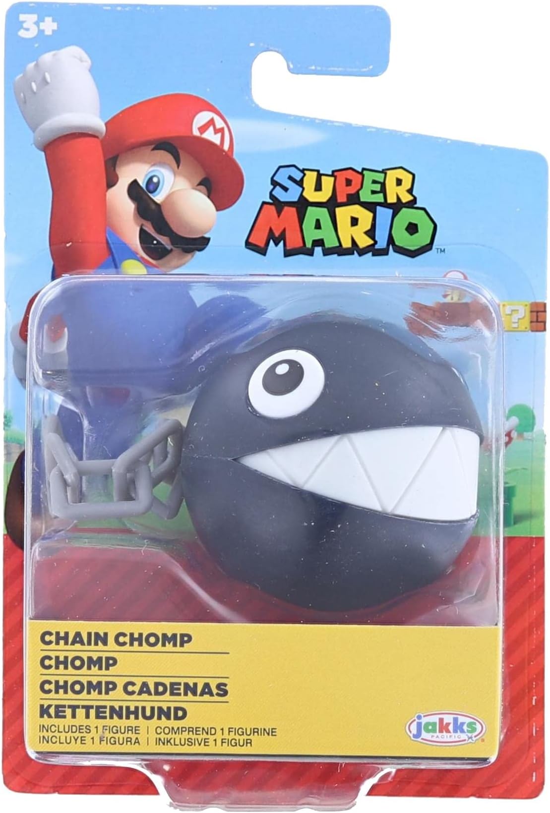Super Mario -405524 Mario Action Figures, Color Chomp Chain, L (Jakks Pacific Inc. 405524)