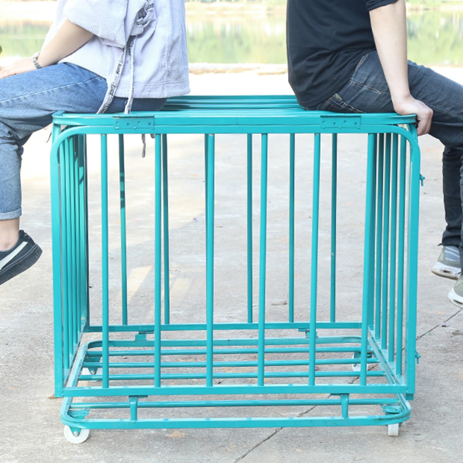 Carrello Porta Palloni Da Basket - Gabbia In Acciaio Con Ruote, Capienza 60 Palloni, Per Scuole E Palestre - Foto 10