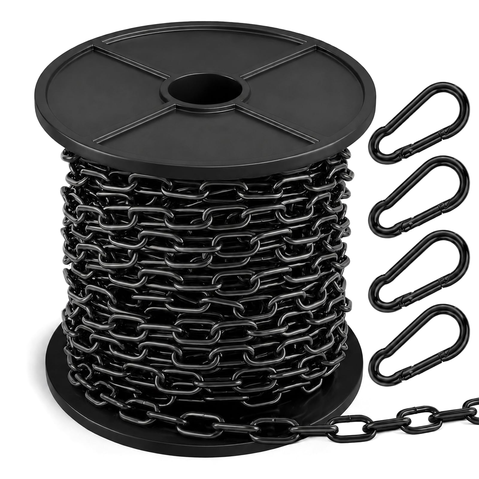 50 Feet 304 Stainless Steel Hanging Jack Chain, with 4 Spring Snap Hooks — Amazon image 9