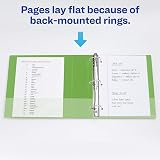 Avery Durable View 3 Ring Binder, 2 Inch Slant Rings, 4 Green Binders (17838) – view 8