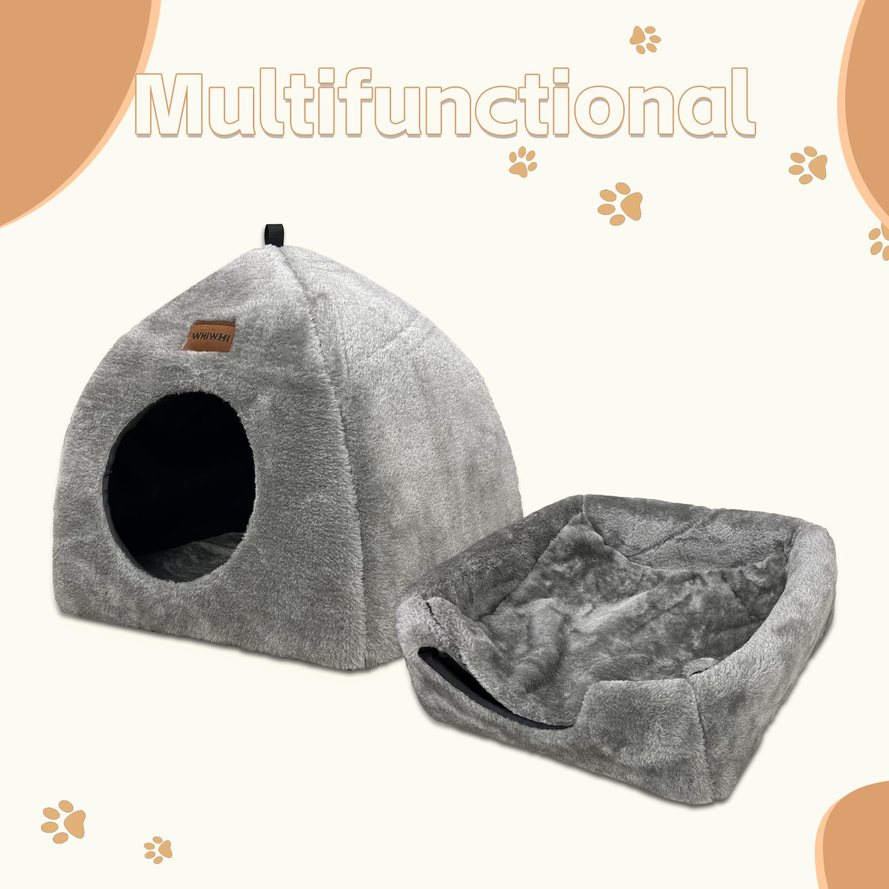 Whiwhi Kattenhuis Draagbaar Kattenhok Bed Indoor Huisdier Huis