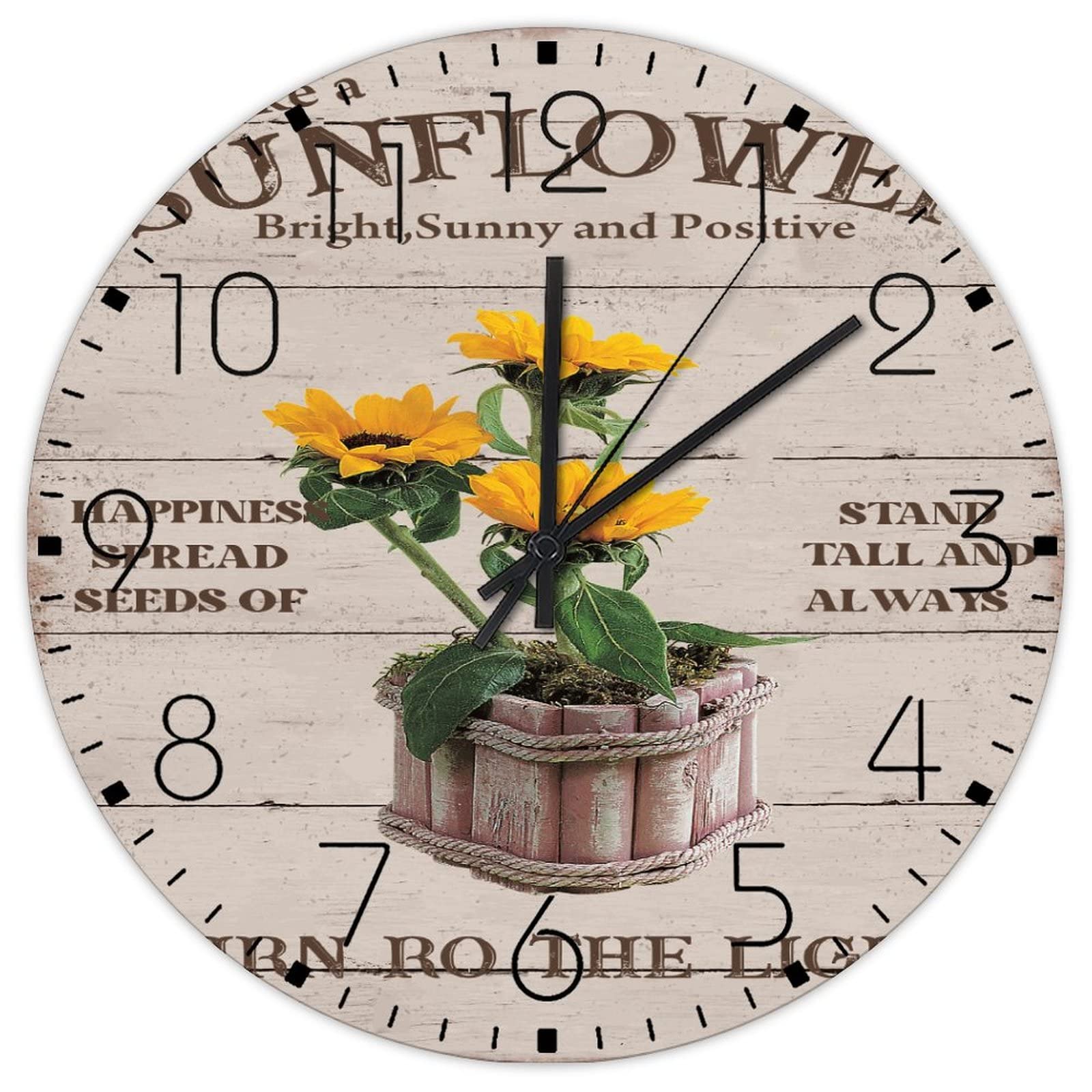 Horloge murale silencieuse pour chambre afin de dormir sans aucun tic-tac agaçant