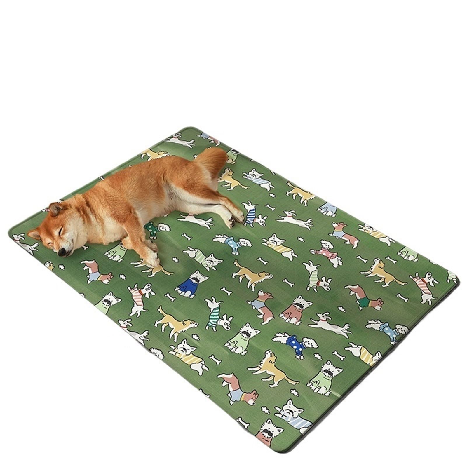 Tapis rafraîchissant pour chiens haletants : la solution lavable antidérapante contre la chaleur