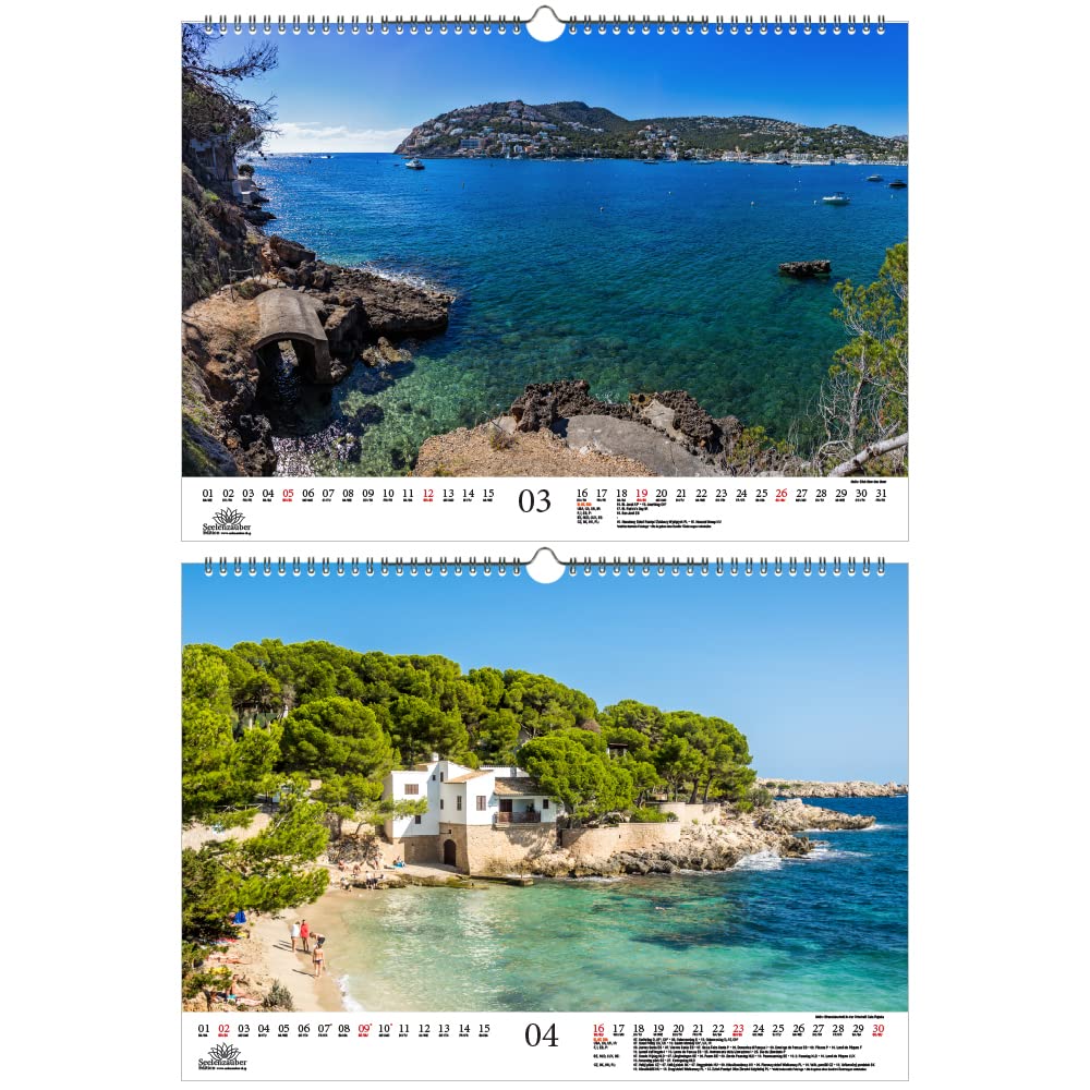 Mallorcazauber DIN A3 - Immerwährender Kalender Mallorca - Seelenzauber Mallorcazauber DIN A3 - Immerwährender Kalender Mallorca - Seelenzauber