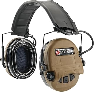 TAC200PRO Electronic Noise Canceling Headphones,Ear Protection,with Gel earpads,for Airsoft,Hunting,Shooting - TACGZGJSM