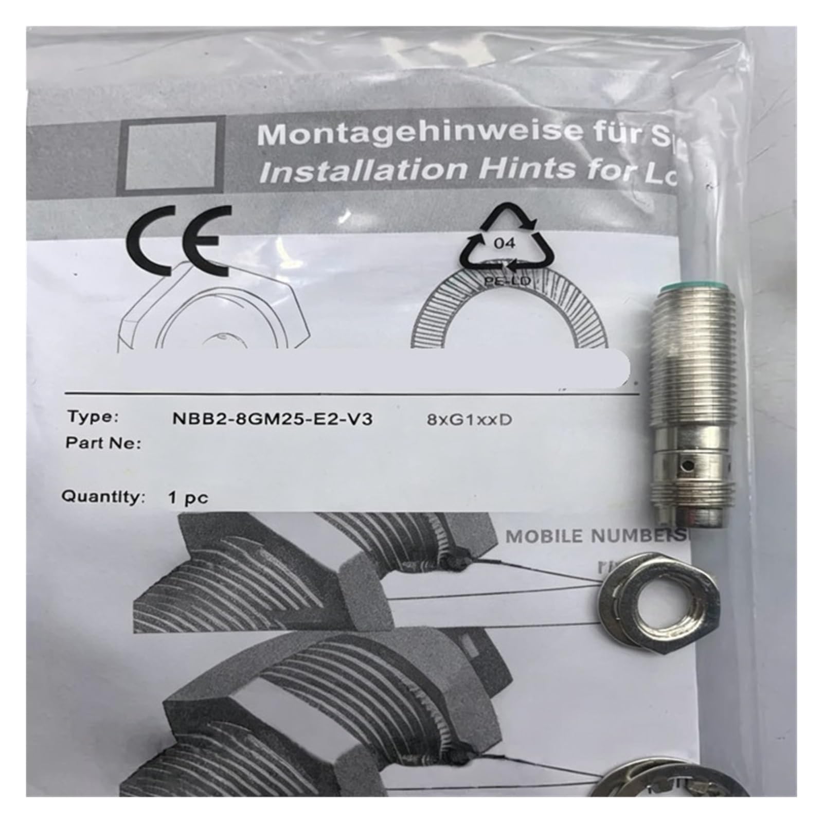 Capteur NBB15-30GM50-E2-V1-3G-3D pour remplacer vos détecteurs en panne