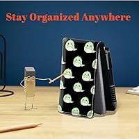 Vista 3 de Juego de 4 soportes para bloc de notas de tamaño de bolsillo, de piel sintética, mini bloc de notas con 2 bloc de notas pequeños y lápiz capacitivo