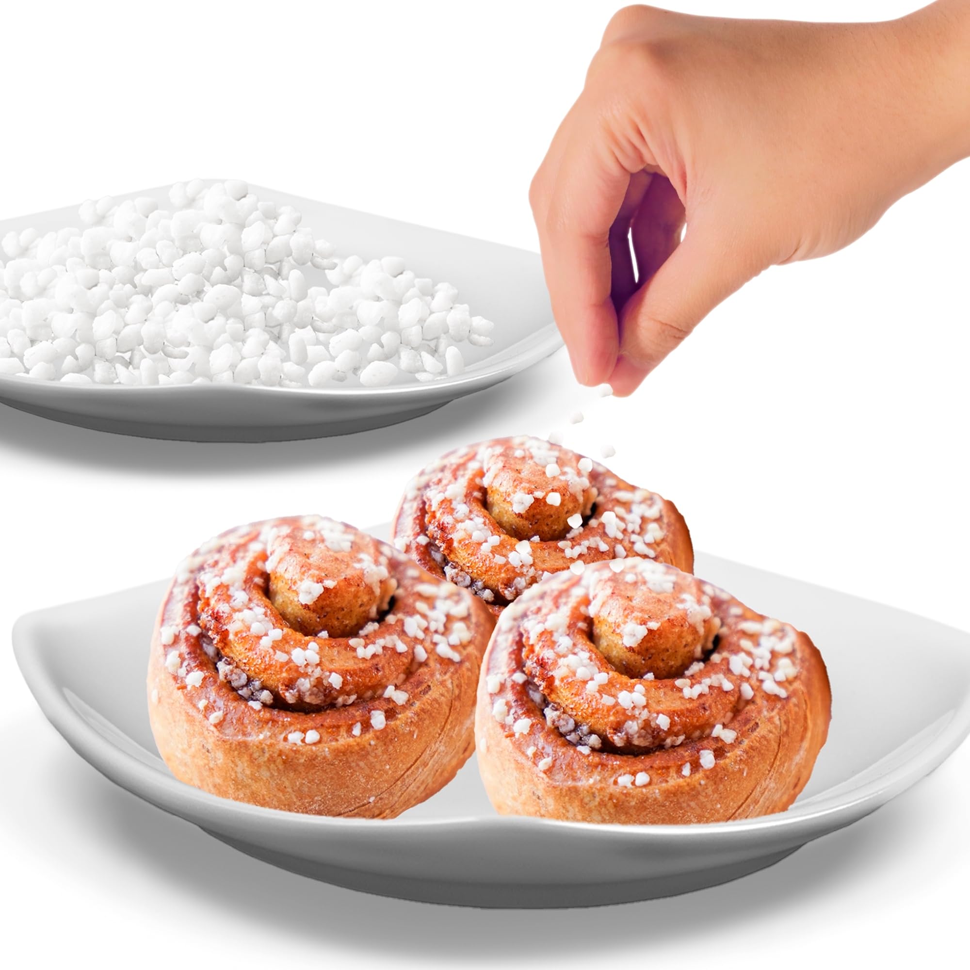 Azúcar Perlado 750g | Azúcar Perlado para Gofres, Roscón de reyes, Repostería y Decoración | Ideal para uso profesional