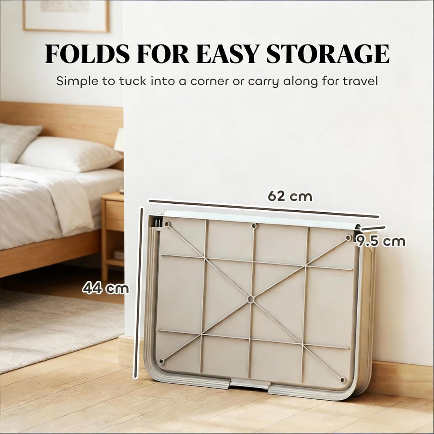 Dual-Mode Foldable Dog Litter Box with 3 Pee Pads,Secure, Portability & Easy Storage Pet Toilet for Apartments, RVs, or Travel