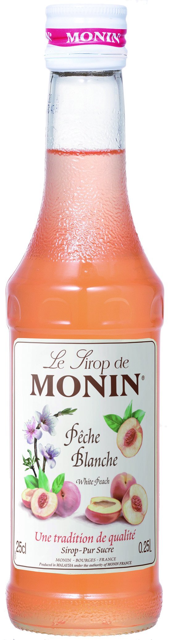 Amazon.co.jp: MONIN(モナン) ホワイトピーチシロップ250ml : 食品