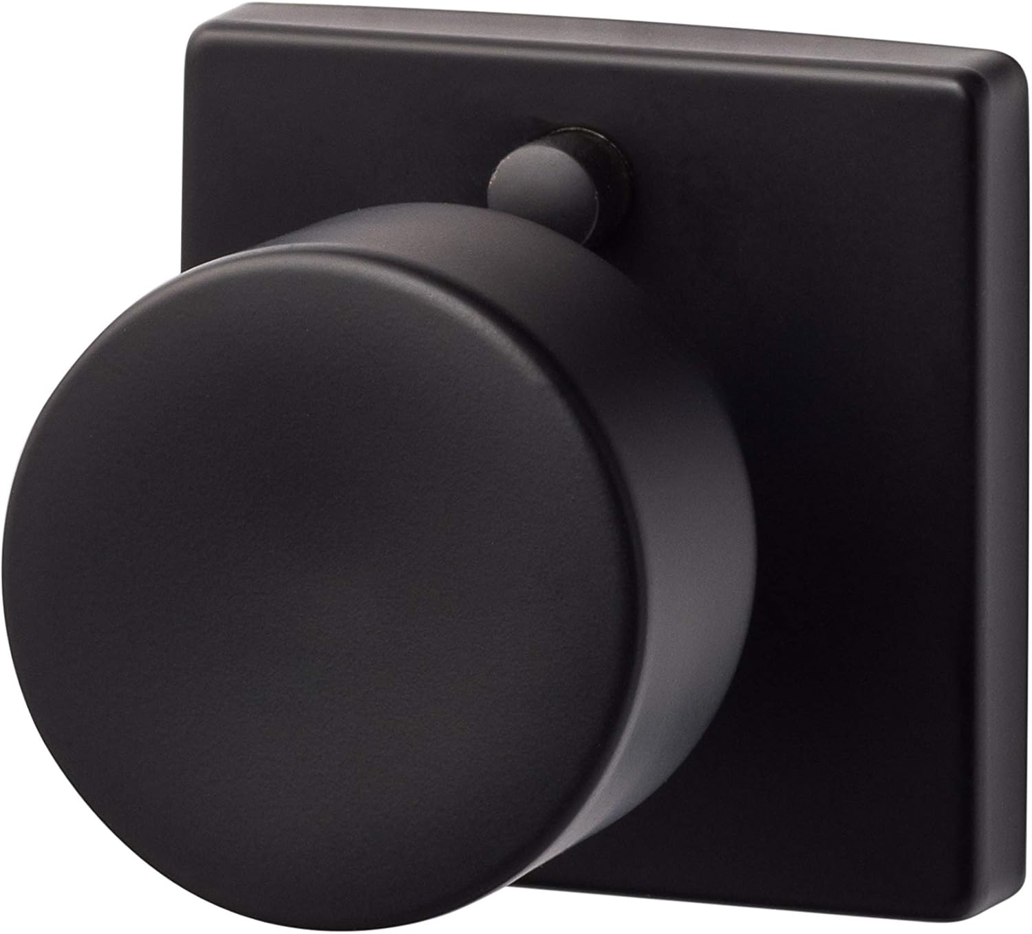 Sure-Loc Hardware BG102-SQ FBL, Bergen Square Privacy Door Knob, Flat Black