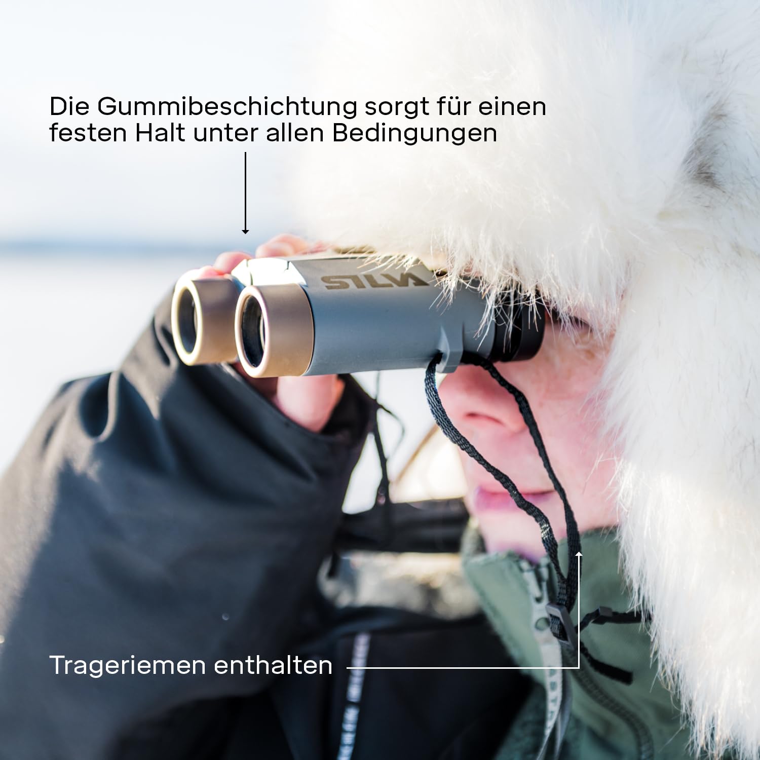 Silva kleines Fernglas Erwachsene & für Kinder - Scenic 8-8x25 Wasserfest - BAK4 - Faltbares Fernglas klein - Mit Etui und Nackentrageband