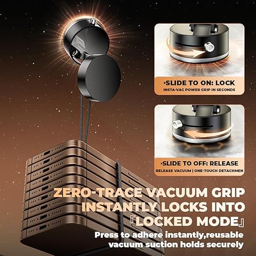 Miniatura 5 de Mayten Soporte magnético para teléfono, soporte para automóvil con fuerte succión y adhesivo, rotación de 360, compatible con iPhoneAndroid para el