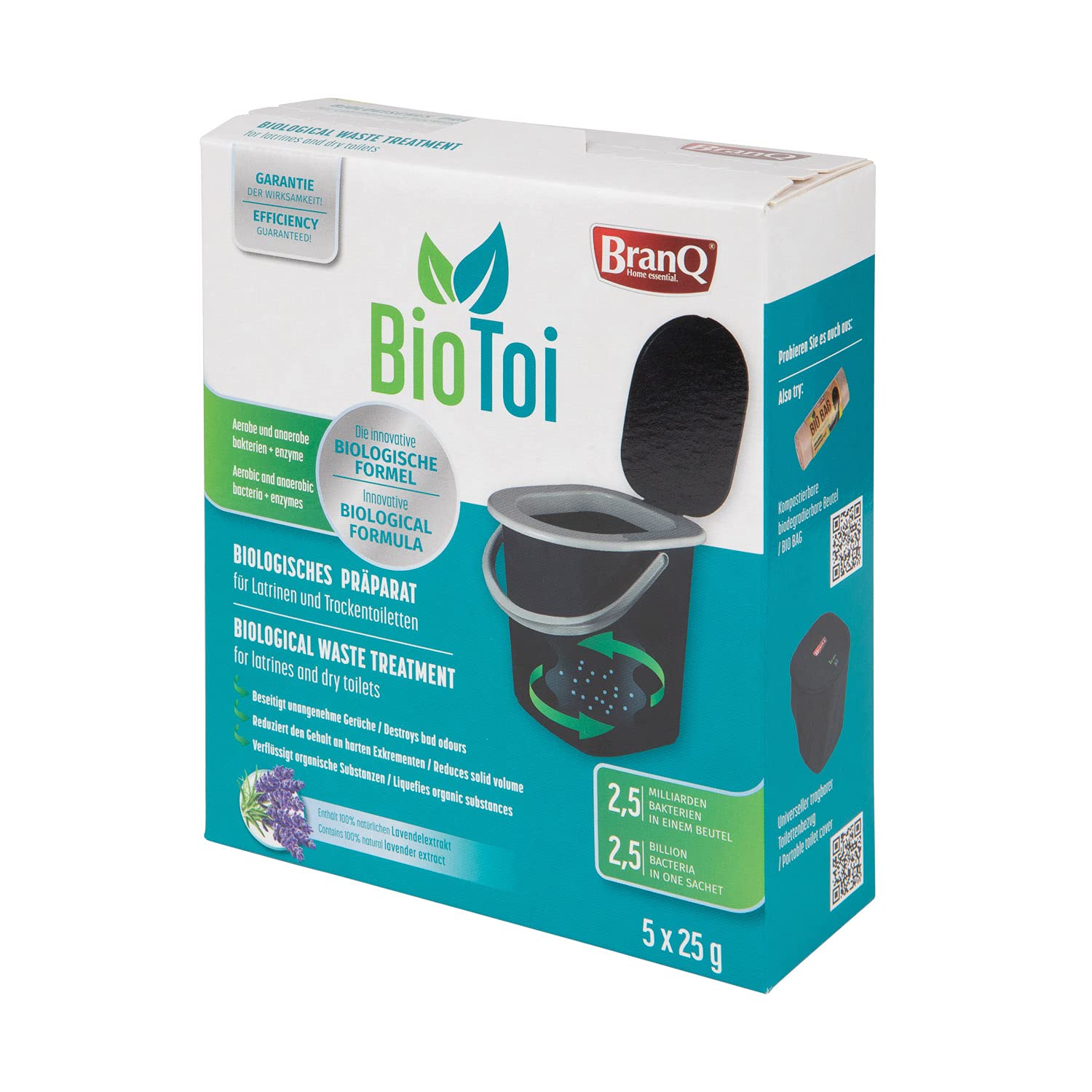 BranQ - Hoe essential - BioToi, Biologisches Präparat für BranQ obile