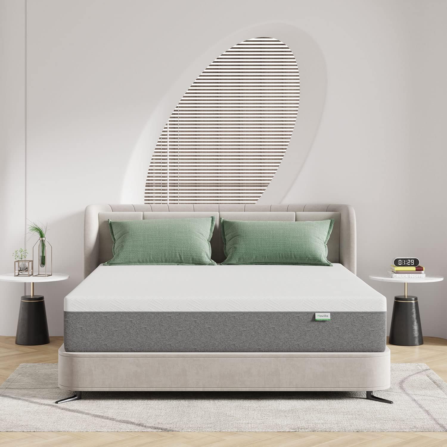 Queen Size Mattress, Novilla 12 Inch Cooling Gel Memory Foam Queen