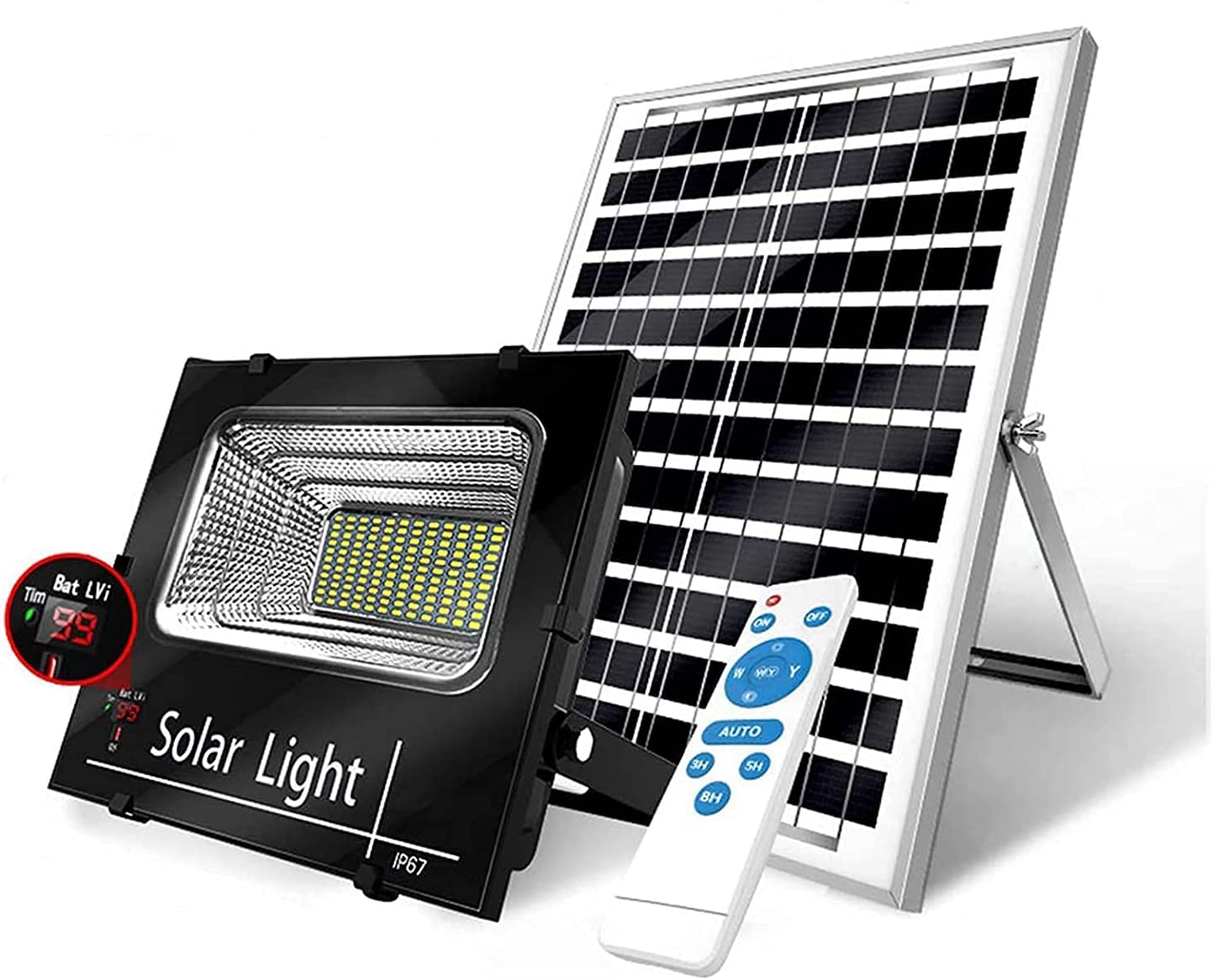 Luces de calle para exteriores LED con carga solar y nivel impermeable IP67