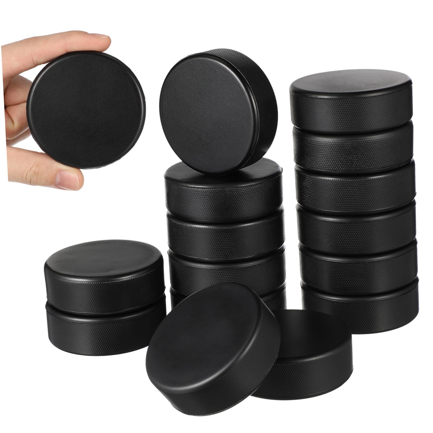 Palet Rondelles De Hockey Souples Rondelles De Hockey Oranges Rondelles De Hockey D'entraînement Rondelle De Hockey De Rue Rondelles De Hockey en Vrac Rouge PU
