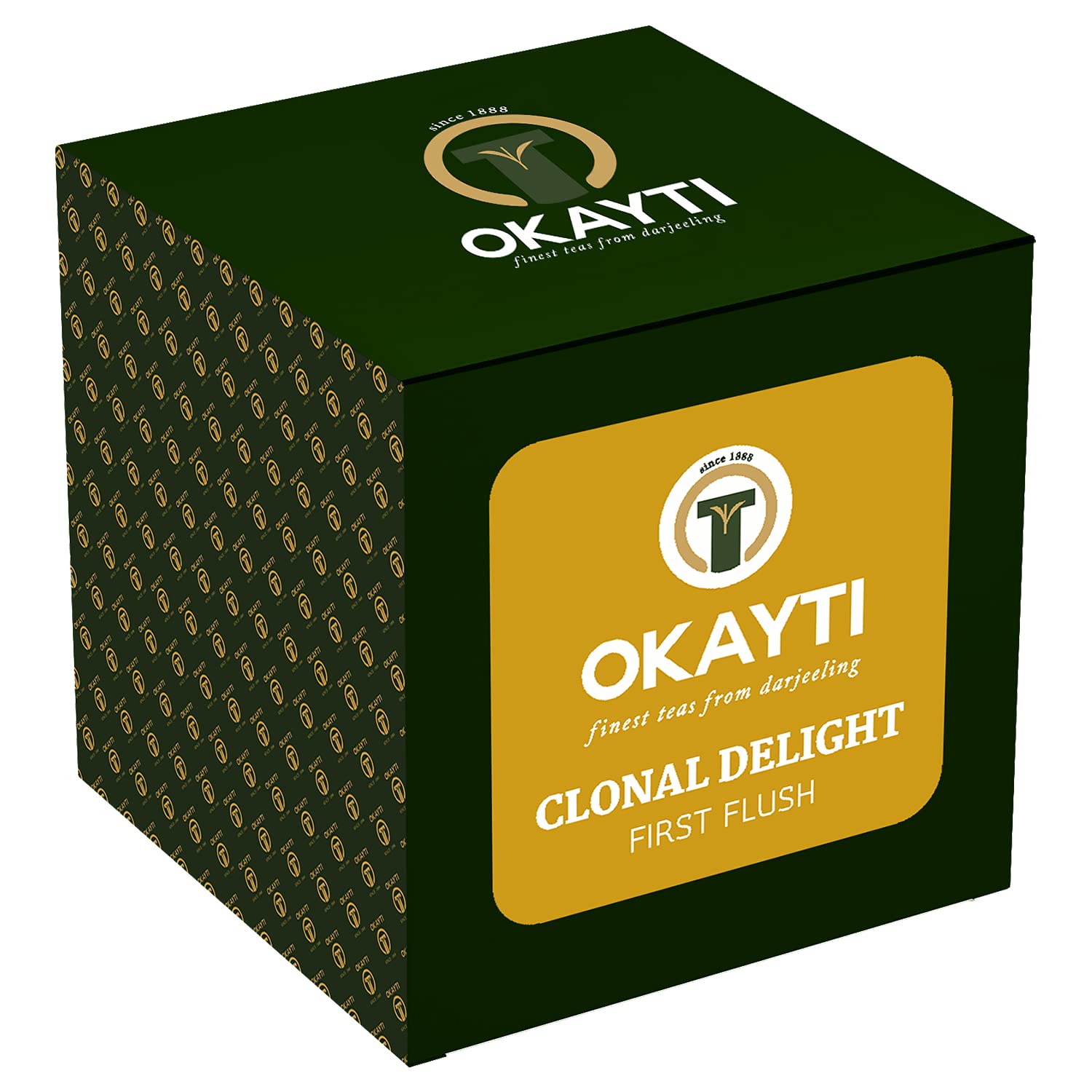 Okayti First Flush Clonal Delight - 200 Gm | Darjeeling First Flush Black Tea | 100% Organic Single Estate Tea (Pack of 1)