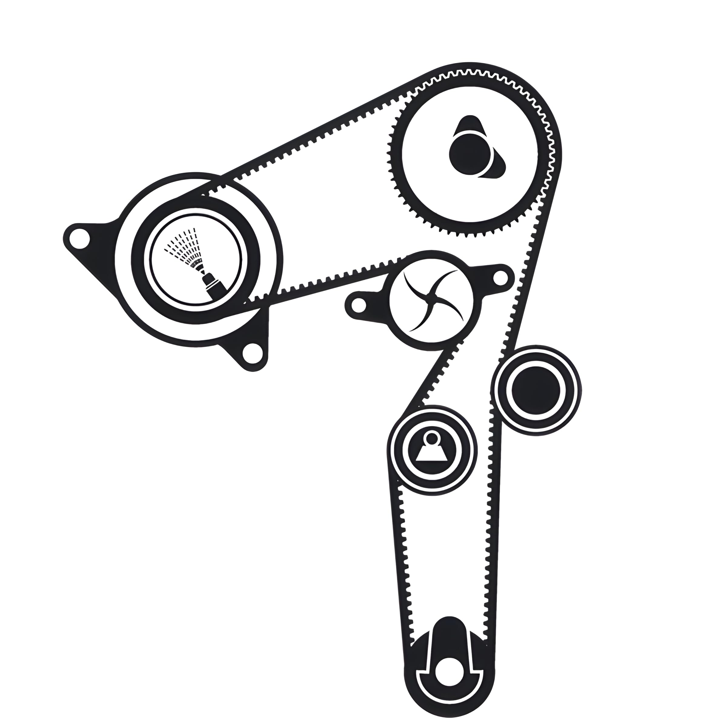 Skf Vkmc 02179 Kit Tendicinghia Con Pompa Acqua-image