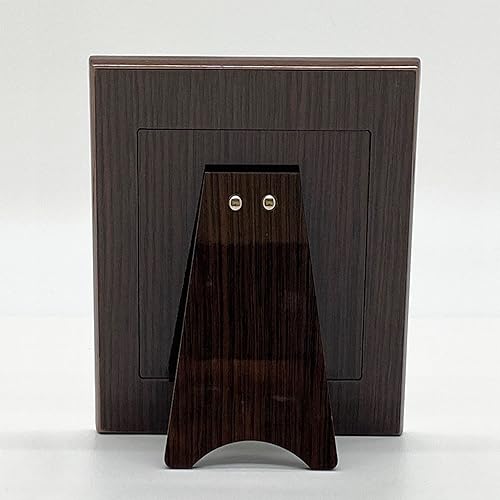 Miniatura 3 de TIZO - Marco de fotos decorativo con borde lineal fino de 5 x 7 pulgadas, marco de fotos de calidad boutique, colección TIZO (plata esterlina 925)