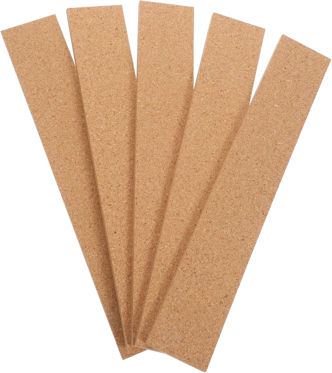 Lurrose 20pcs Cork Boards for Walls Cork Strip Adhesive Memo Board Office Supplies