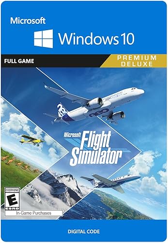 Microsoft Flight Simulator: Premium Deluxe Edition – Windows 10 Digital Code