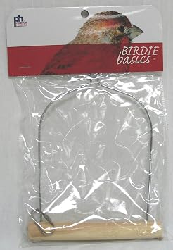 Prevue Pet Products Birdie Basics 5X7 Inch Birch And Wire Swing