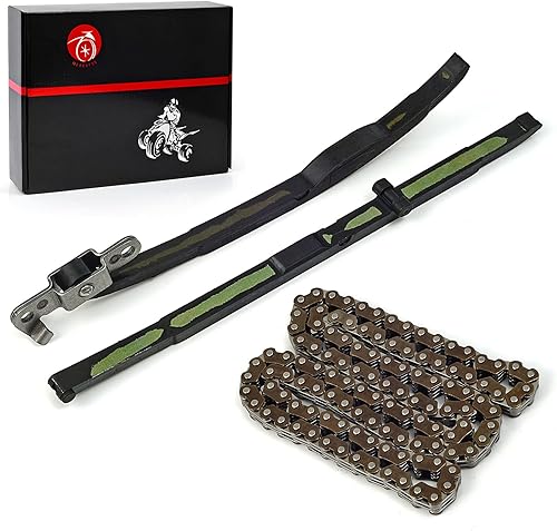 MOTO1988 Amortiguador de cadena de distribución y guías de leva del motor para Yamaha YFZ450 YFZ 450 YZ450F ATV 2004-2009 2012-2013 motocicleta