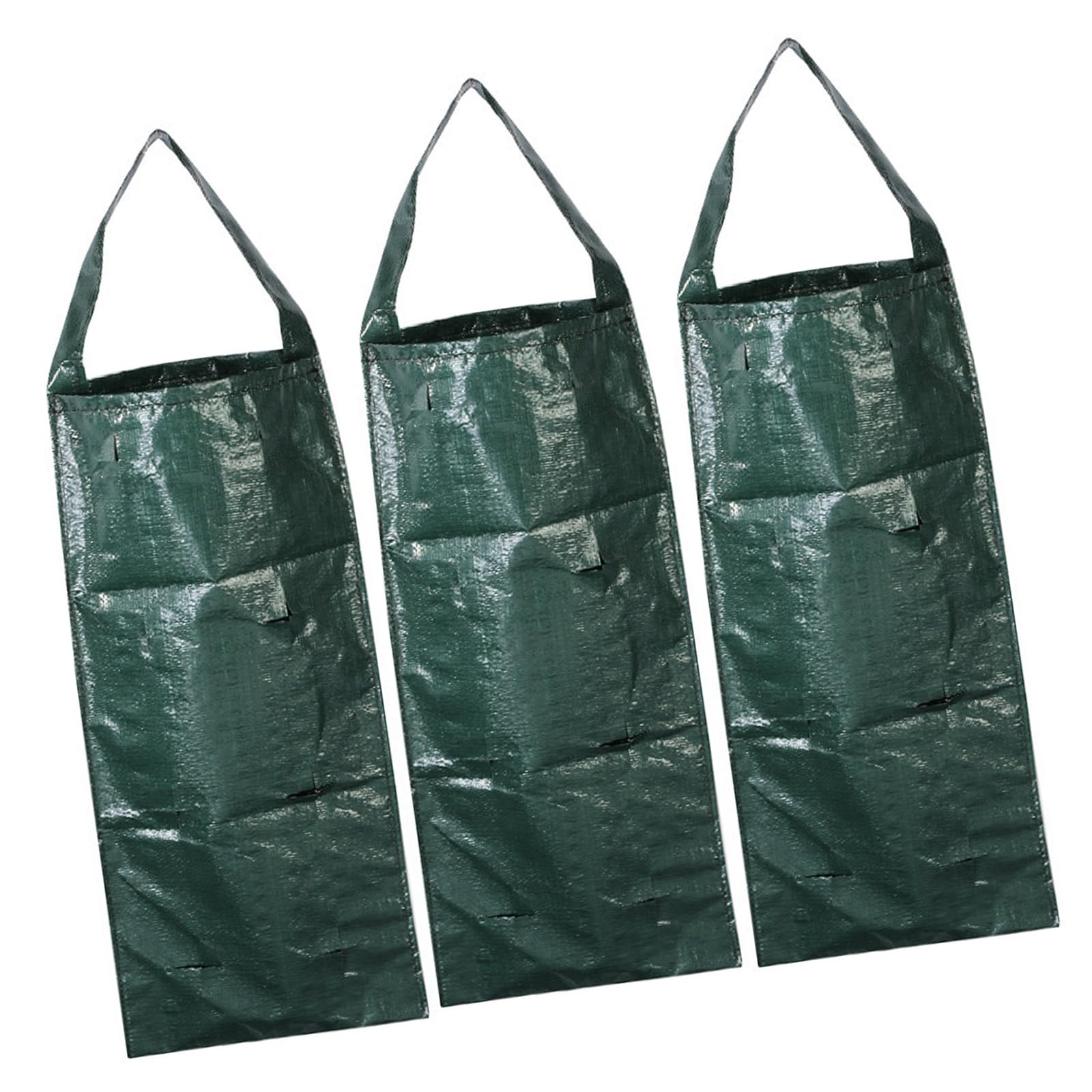 Btgghytr 3Pcs Breathable Strawberry Cultivation Bag Featuring 8 Planting Holes Fruit Cultivation Hanging Plant Grow Bag Outdoor Plant Grow