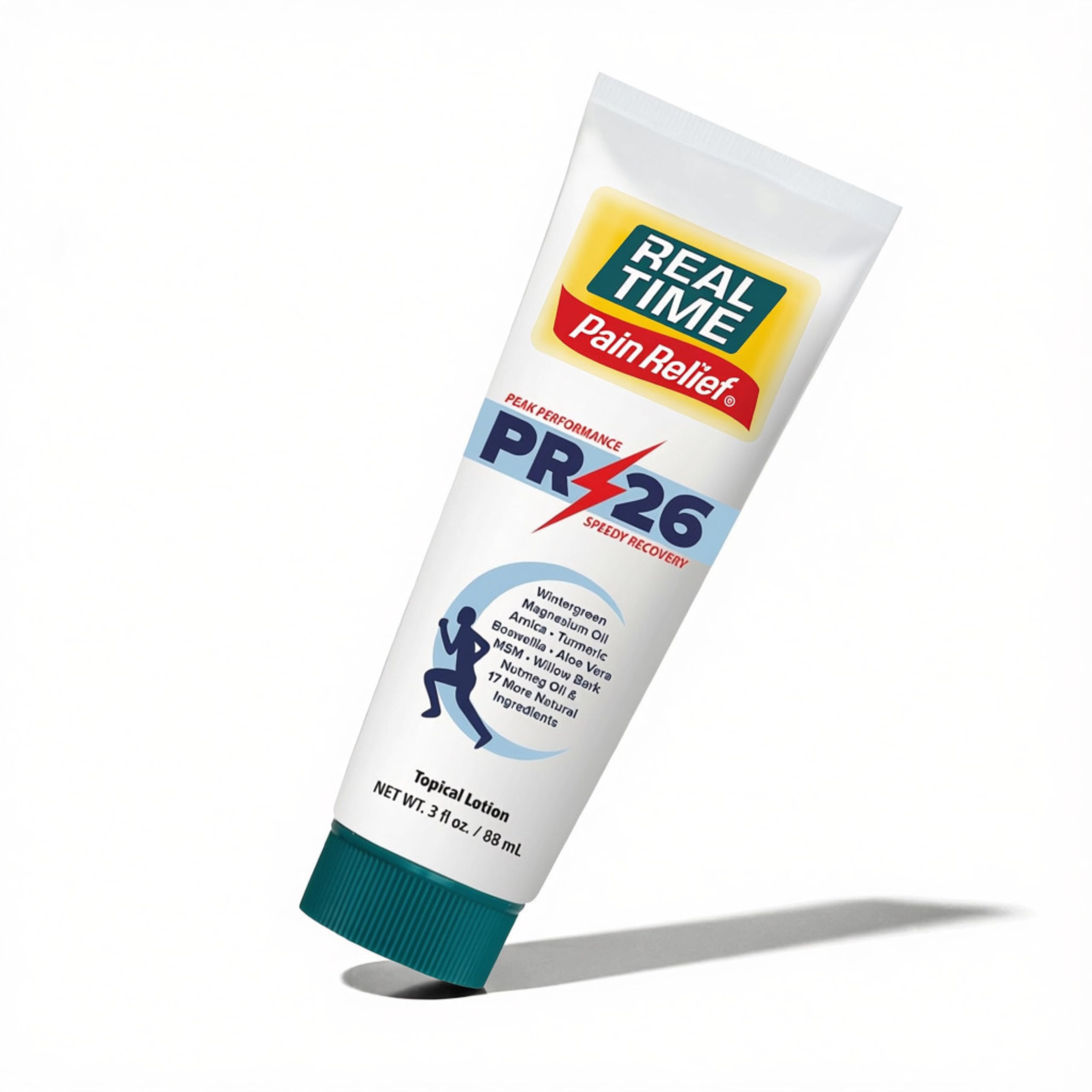 Real Time Pain Relief PR-26 Loção tópica pós-treino com mentol, 90 mL