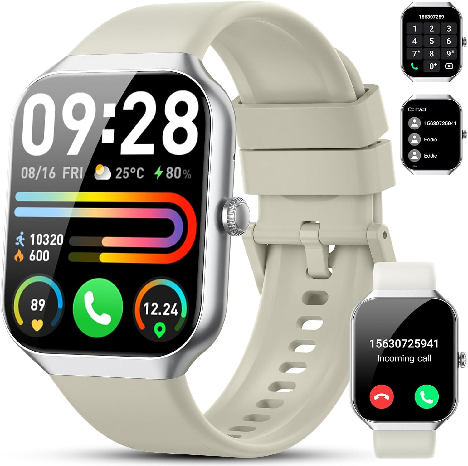 Smart Watch for Men Women Answer/Make Calls, 1.96″ Fitness Watch, Fitness Tracker with Heart Rate Sl… Smart Watch for Men Women Answer/Make Calls, 1.96″ Fitness Watch, Fitness Tracker with Heart Rate Sl…