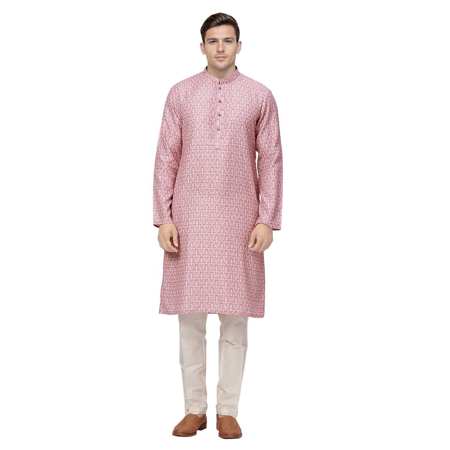 Raymond Ethnix Mens Medium Pink Kurta Set - Review, Price and Buying Guide