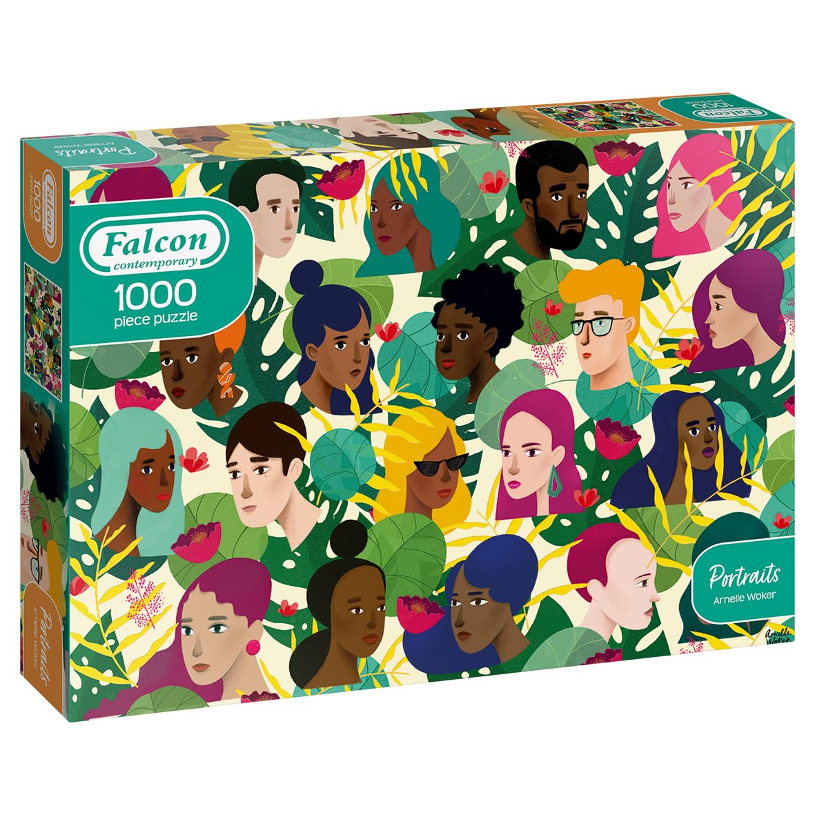 Jumbo, Falcon Contemporary - Portraits, Jigsaw Puzzles for Adults, 1000 piece
