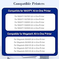 Vista 2 de GI-26 GI26 GX7021 Ink Bottles Set Compatible for Canon 26 GI-26 GI26 26 Ink Refill Bottles Work for Canon MAXIFY GX4020 GX7021 GX6021 GX7120 GX5020