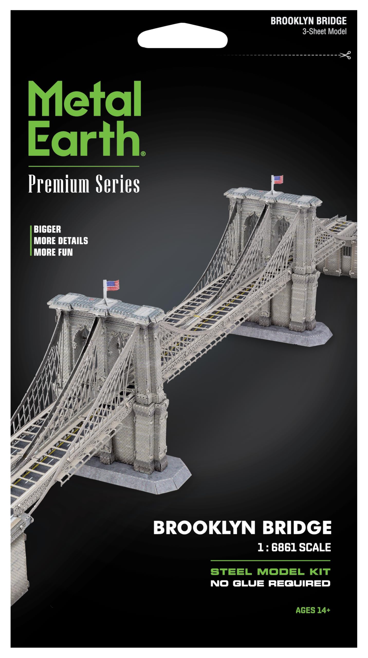Metal Earth Serie Premium Ponte di Brooklyn 3D Metal Model Kit Fascinations